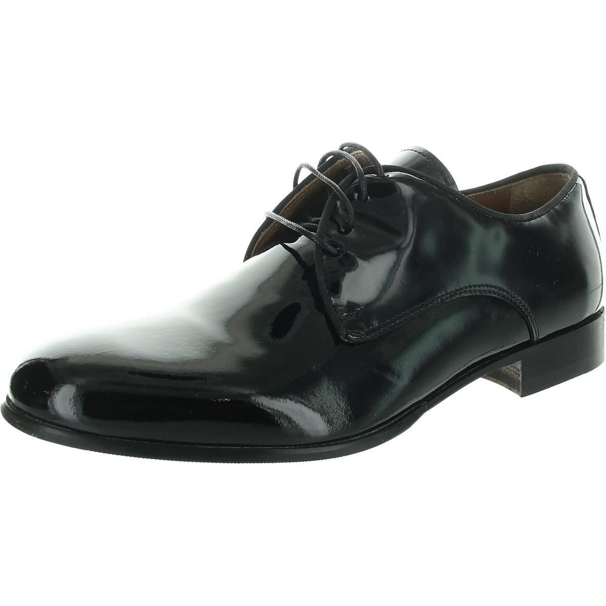 Niko Lace-Up Patent Leather Oxfords