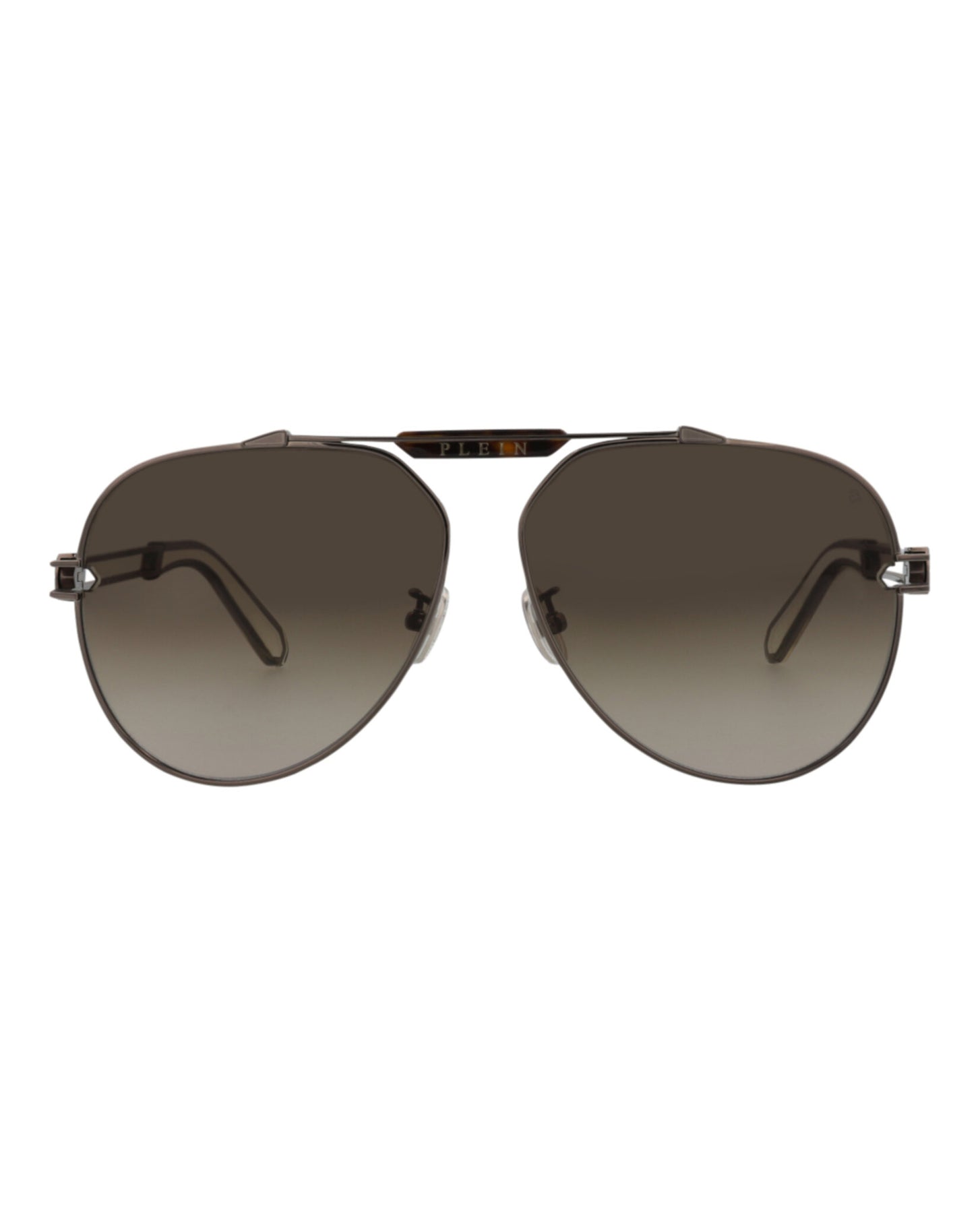 Aviator-Frame Titanium Sunglasses