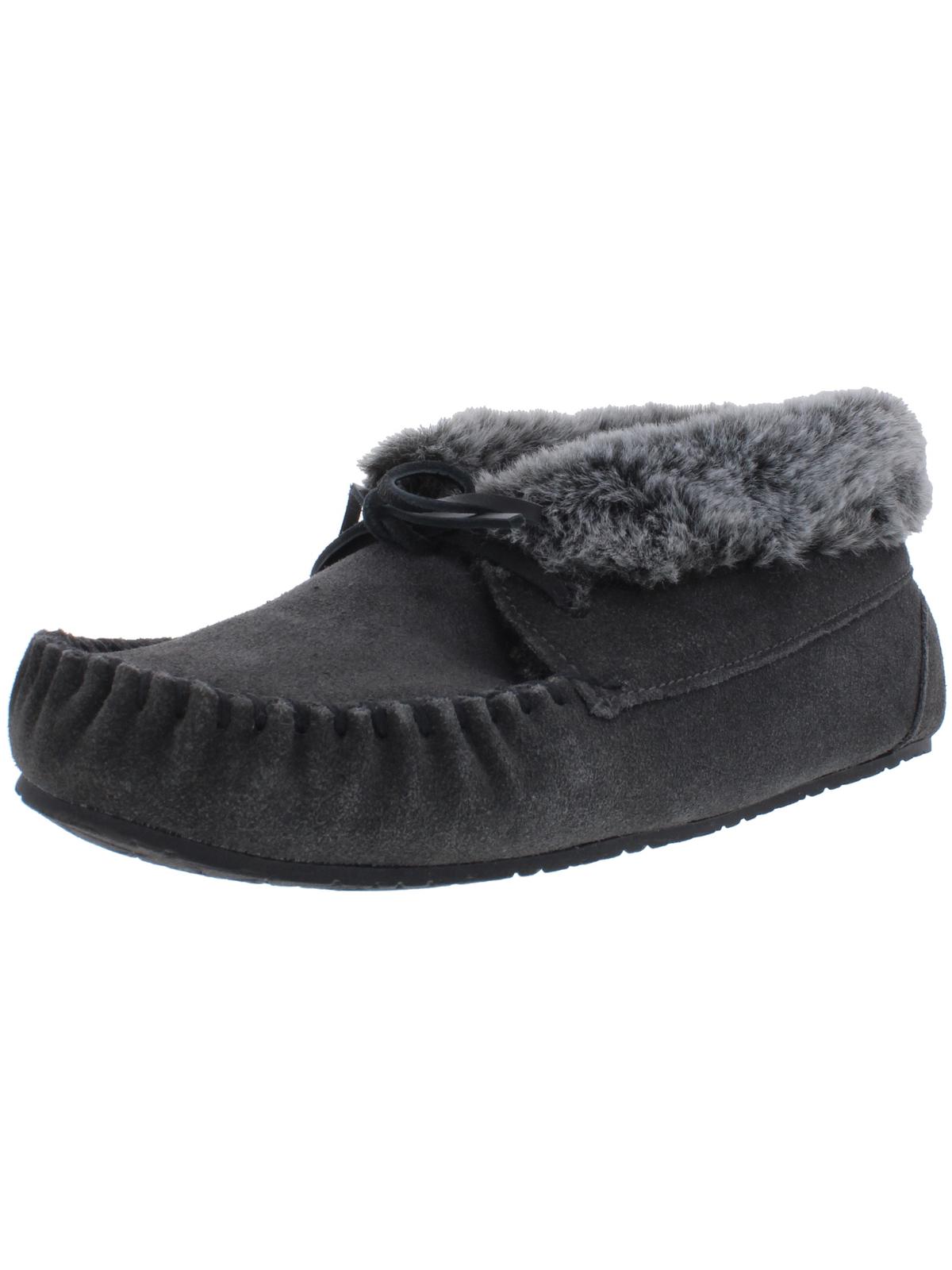 Cabin Womens Suede Faux Fur Booties 7268834050108