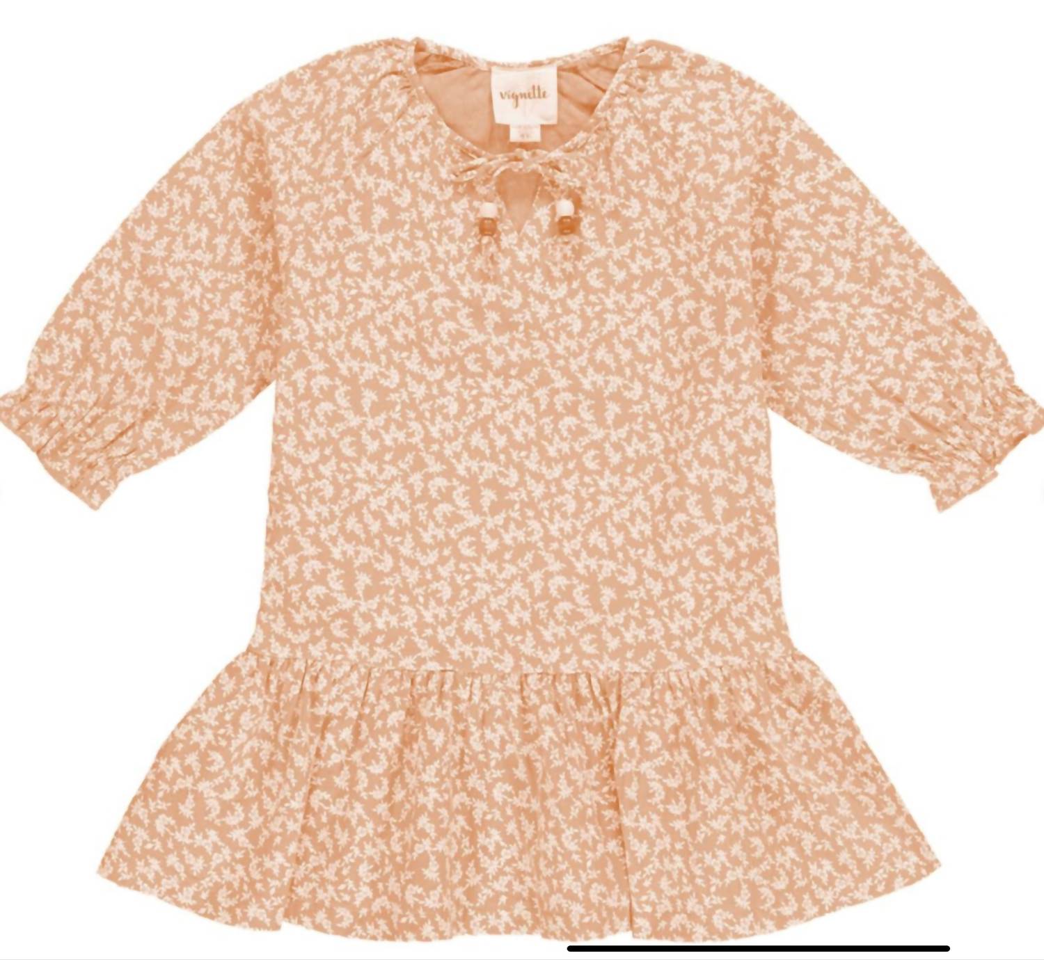 Girl's Bouquet Dress In Coco Rose 7772261810236