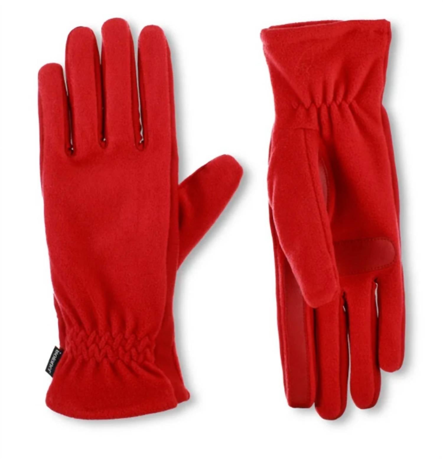 Women's Smartdri Fleece Wrist Gloves In Chili 7258420936764