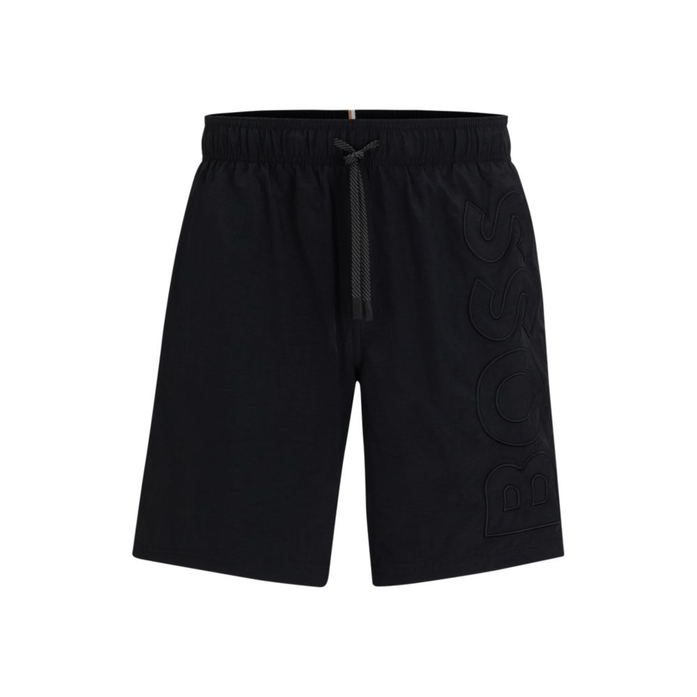 Swim shorts with embroidered logo
