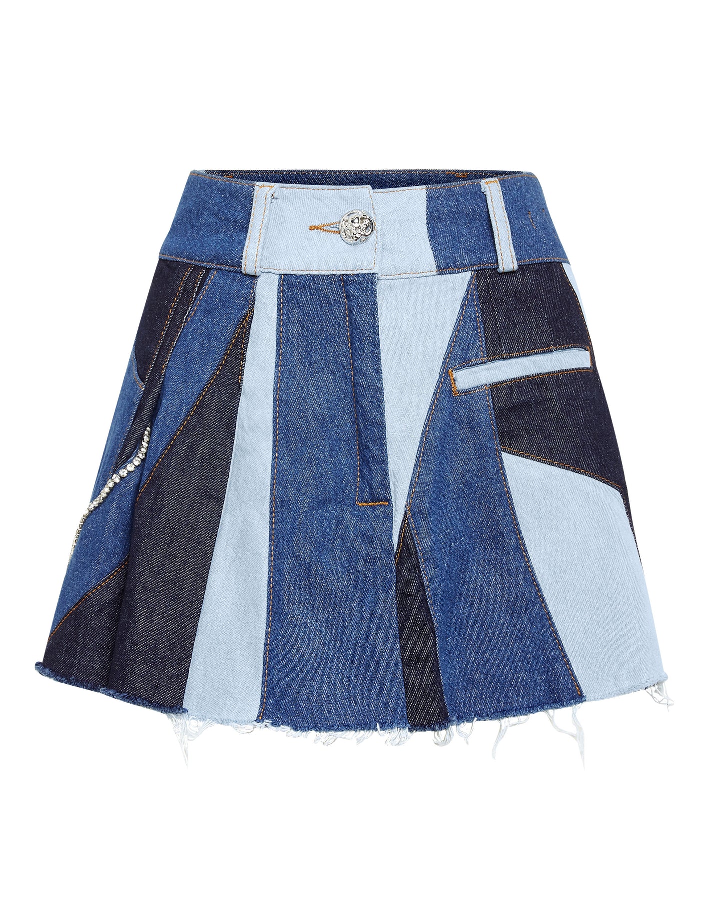 Denim Mini Skirt 7808454295612