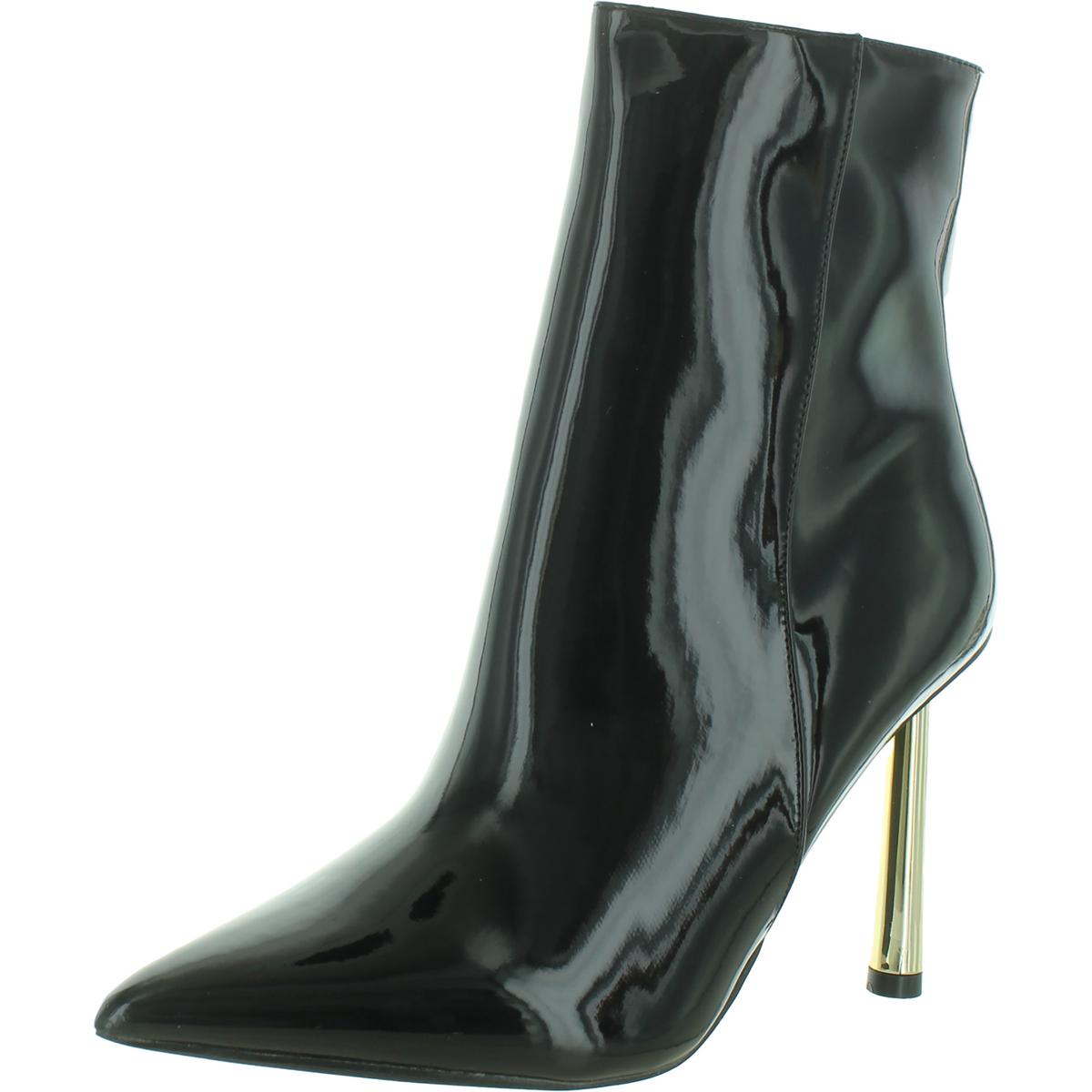 Rorie Patent Pointed Toe Booties