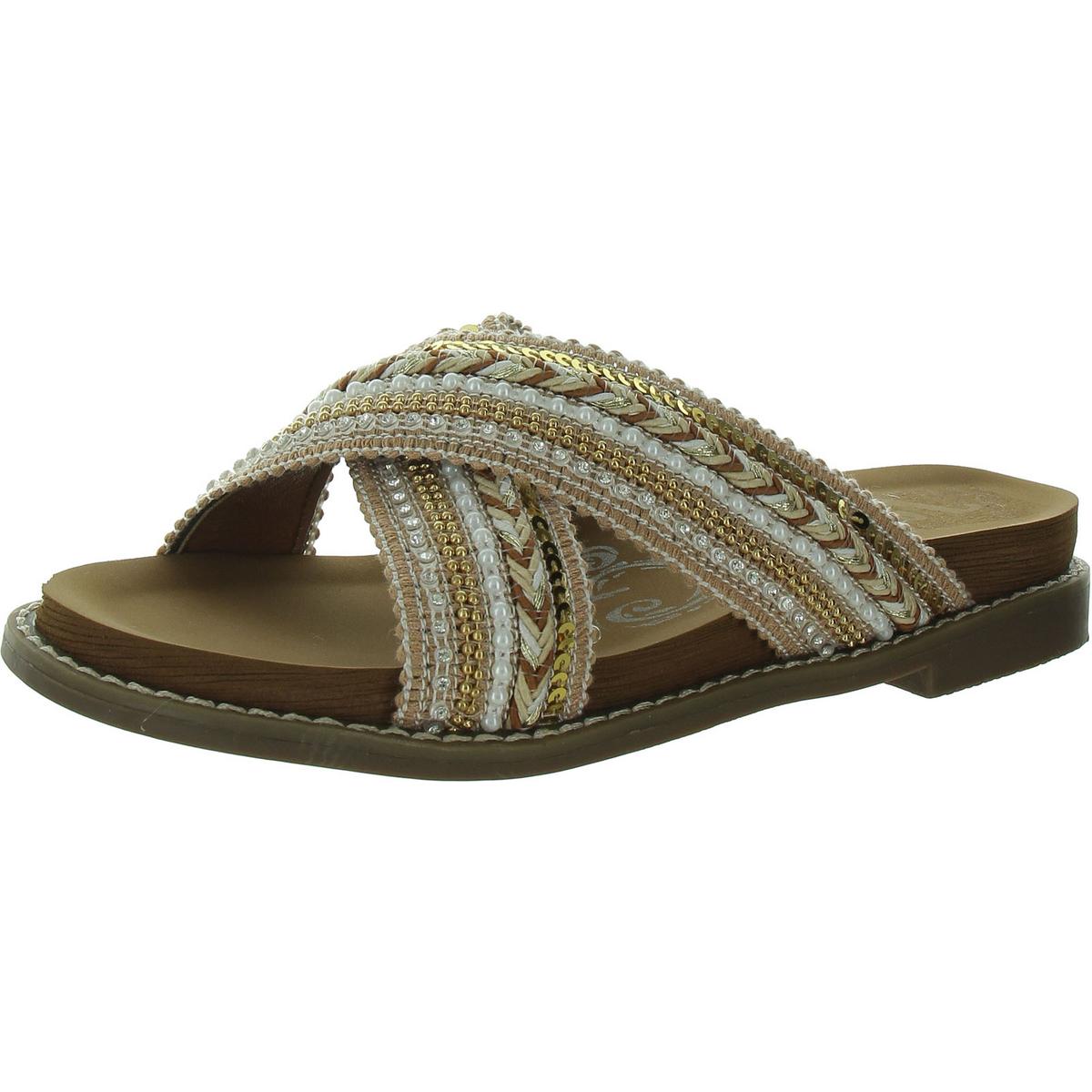 Round toe Slip on Slide Sandals