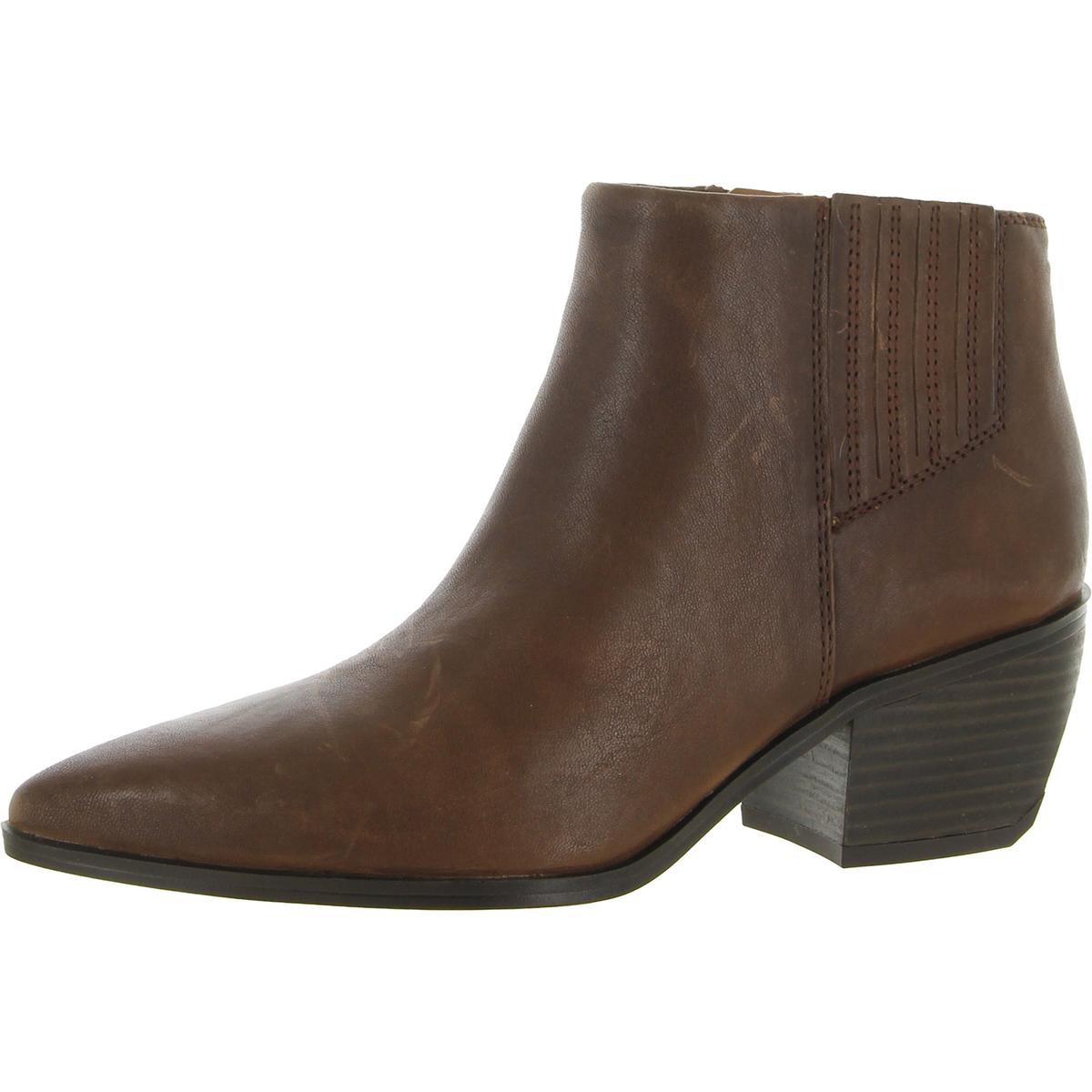 Spur Leather Heels Booties