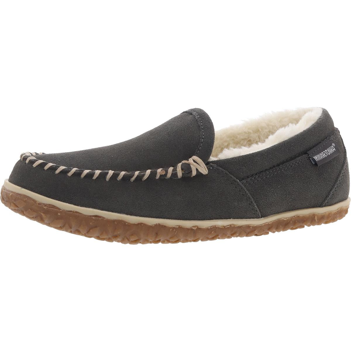 Tempe Faux Fur Suede Loafer Slippers