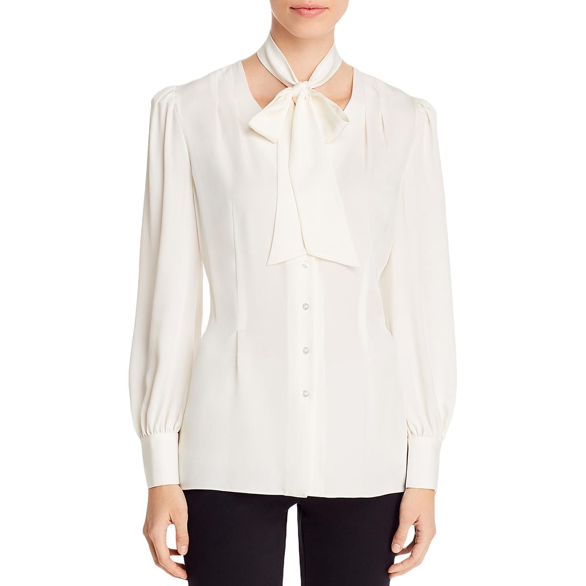 Silk Button Down Blouse