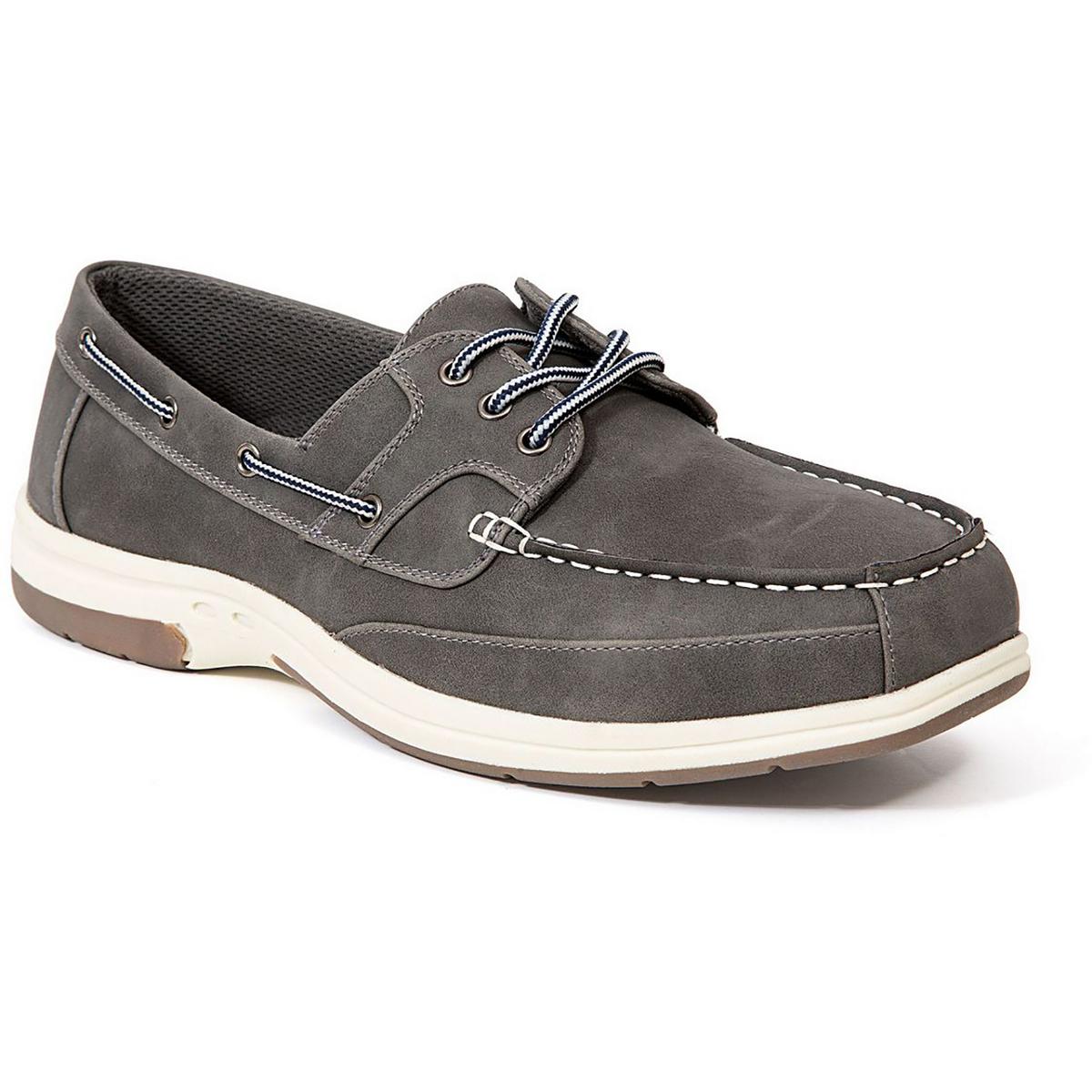 Mitch Leather Slip On Boat Shoes