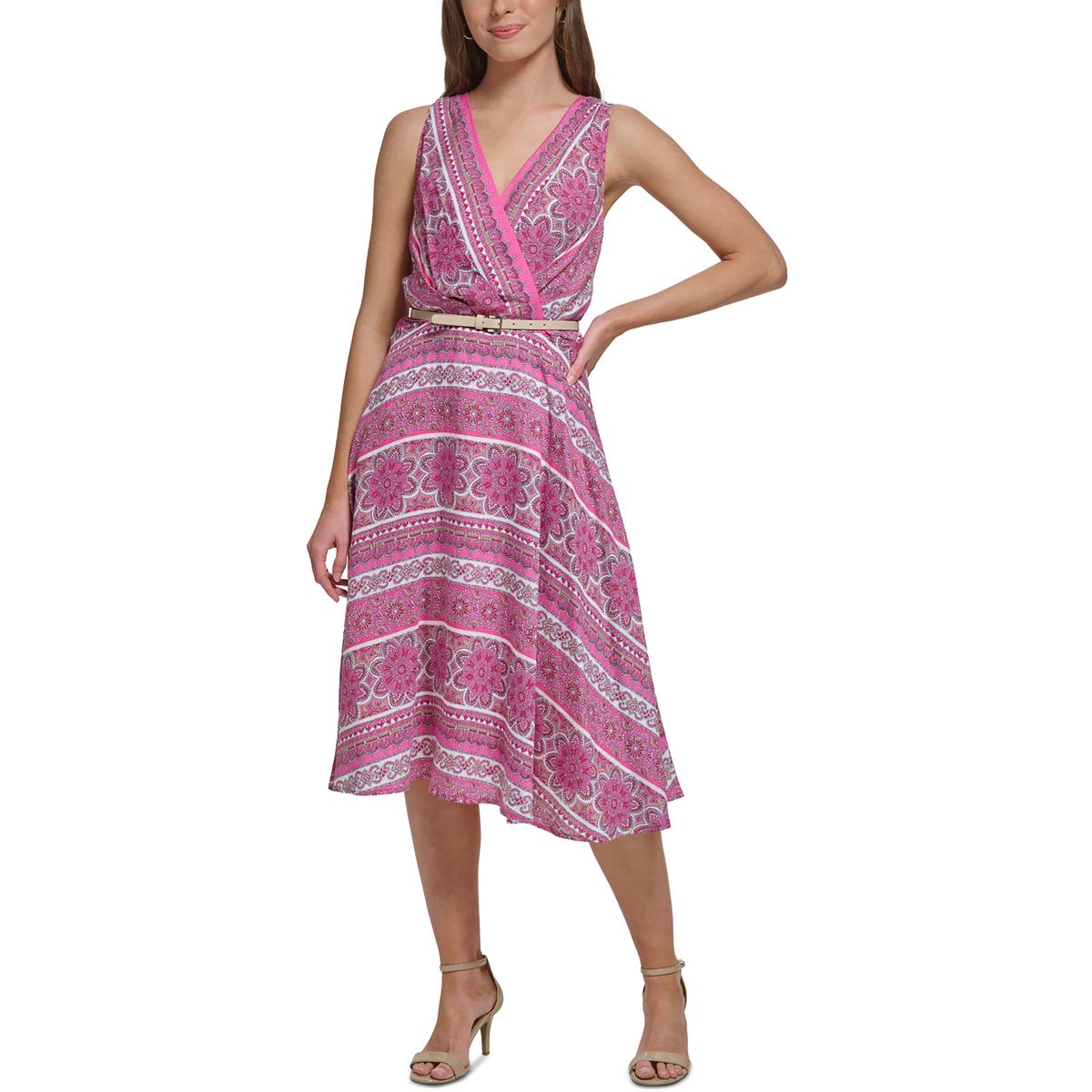 Surplice Fit & Flare Dress