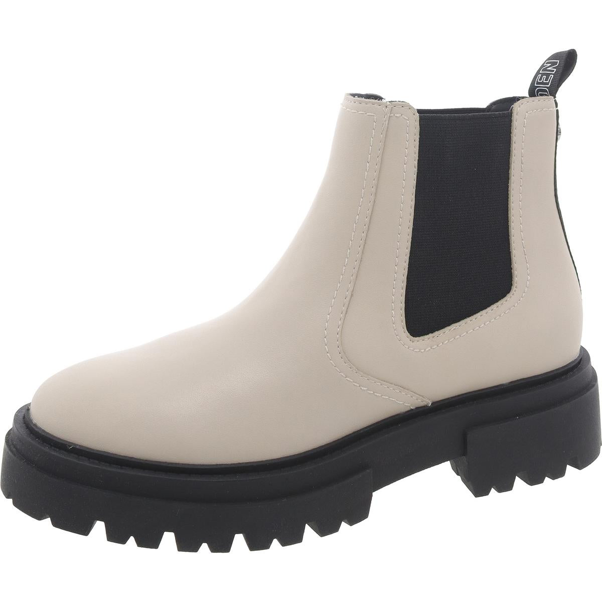 Astute Leather Stretch Chelsea Boots