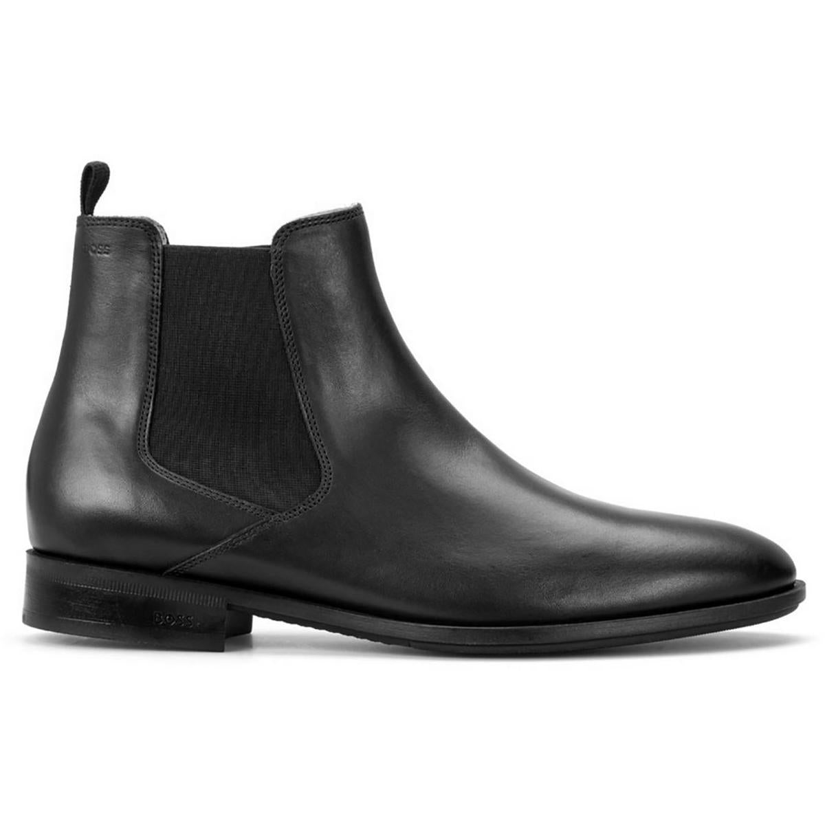 COLBY Faux Leather Almond toe Chelsea Boots