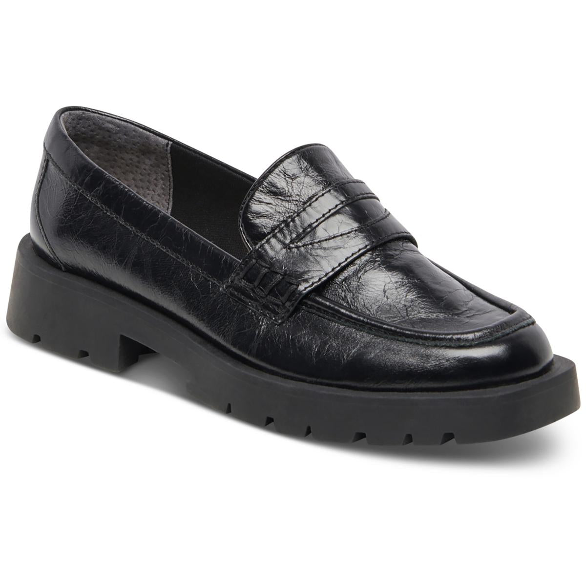 ELIAS Lugged Sole Raised Square Toe Loafers