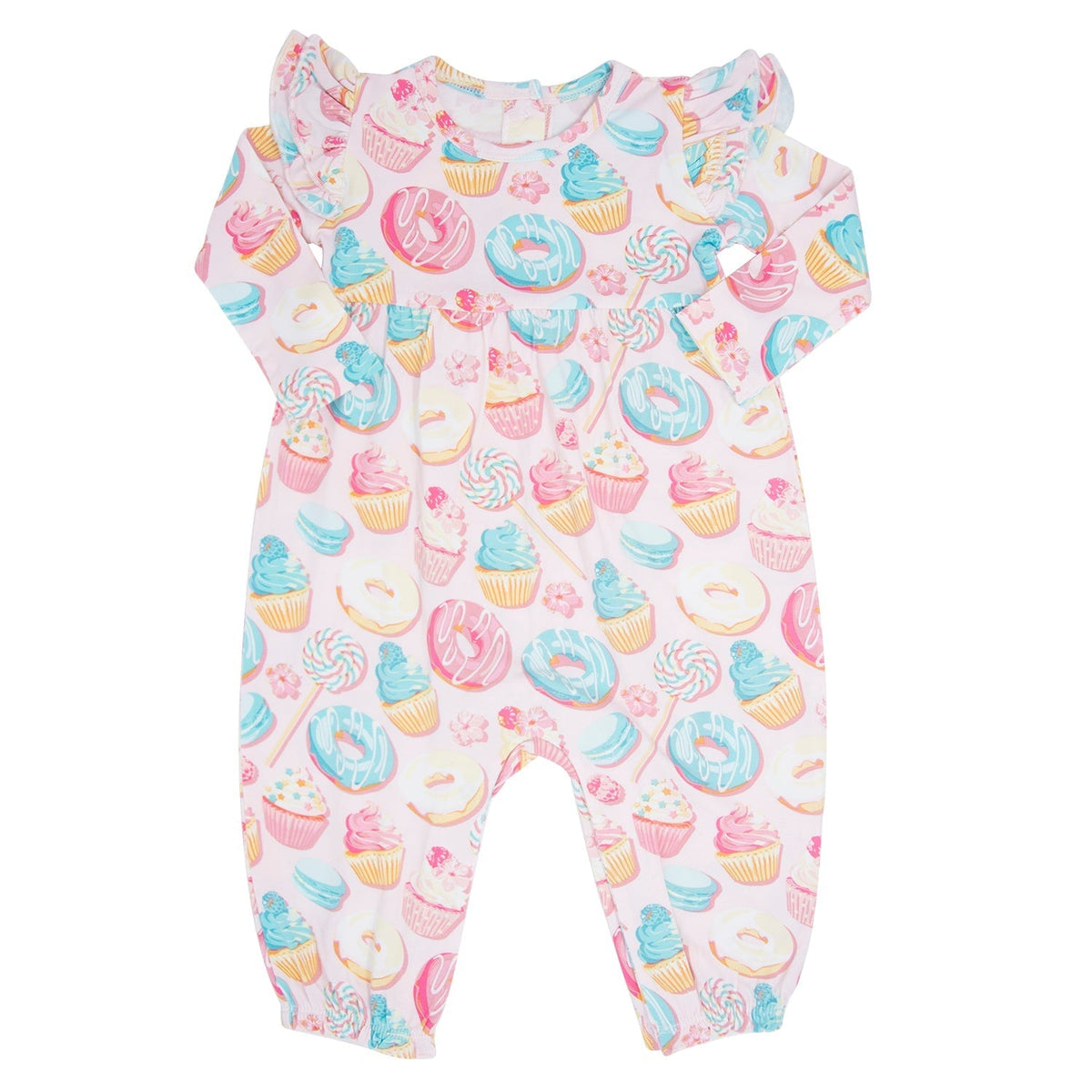 Sweet Tooth Flutter Sleeve Romper