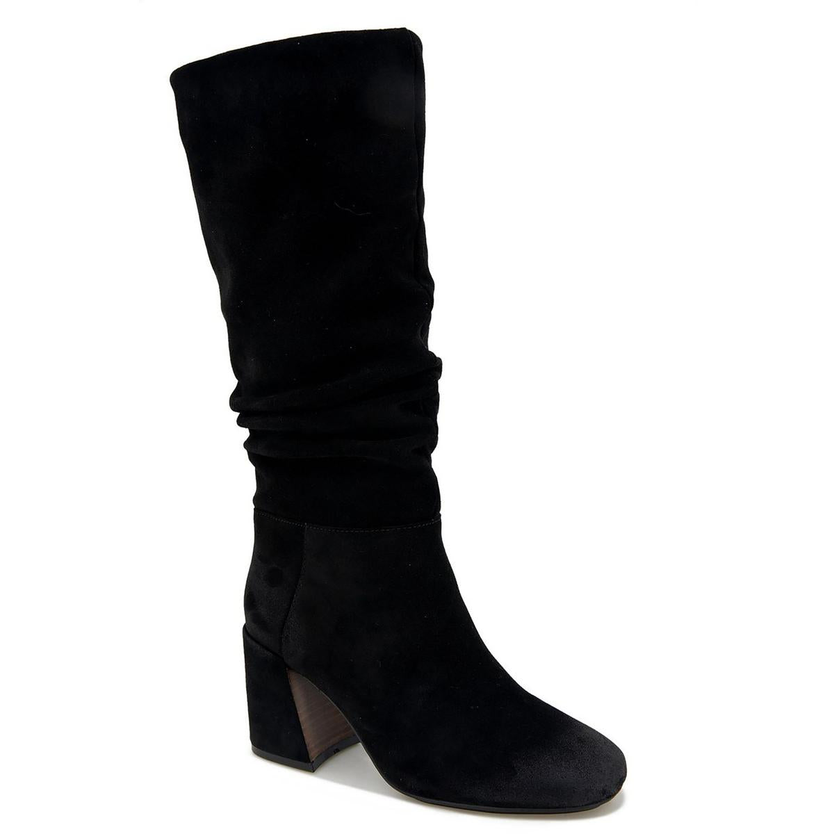 Iman Leather X Mid-Calf Boots
