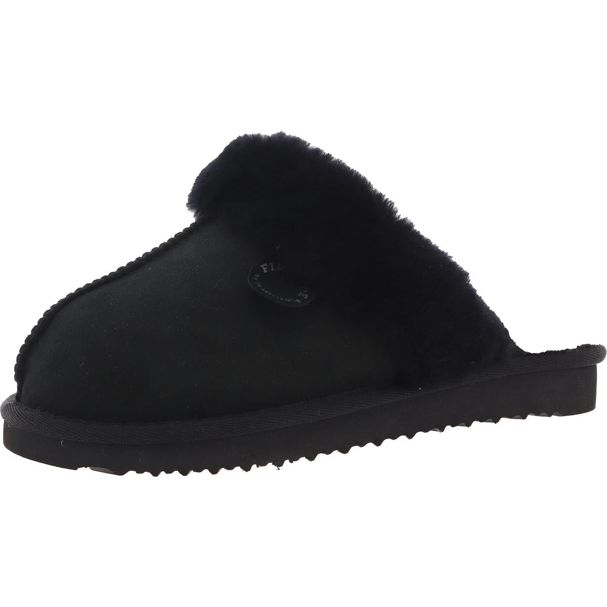 Faux Fur Suede Slide Slippers