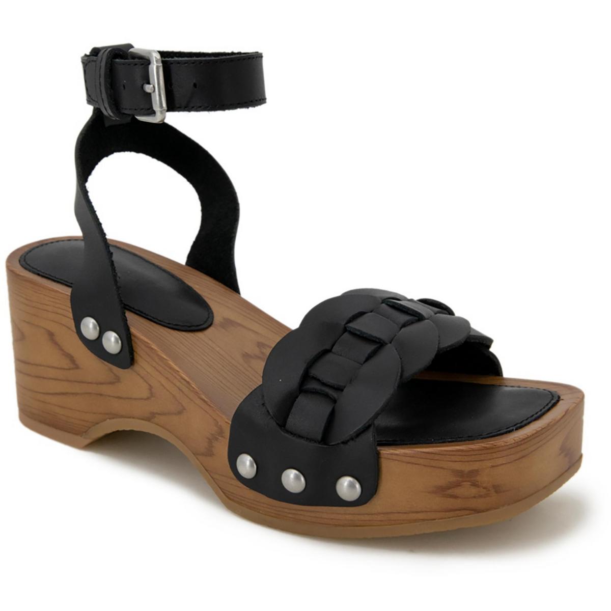 BARIE Leather Square toe Ankle Strap