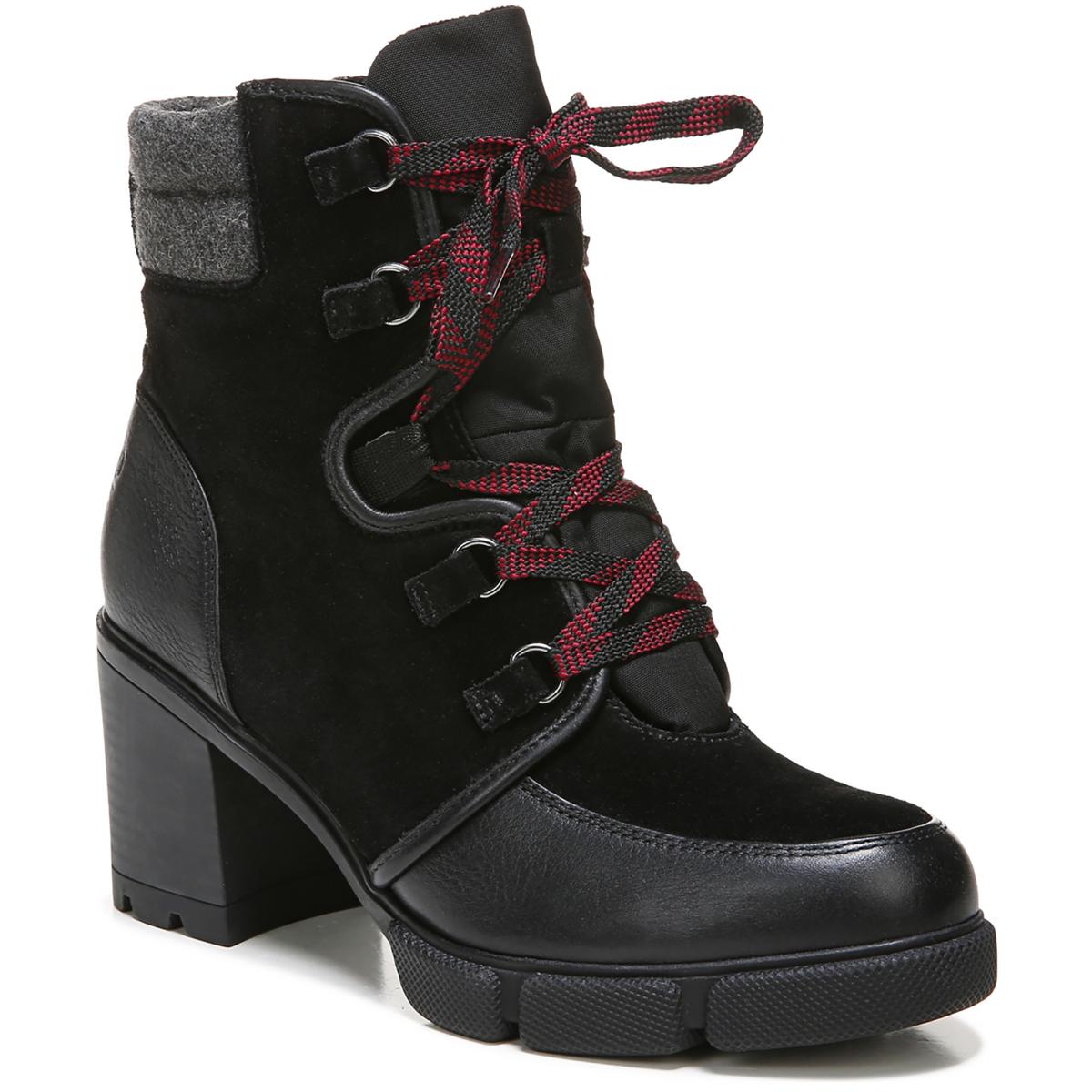 Myla Leather Combat & Lace-up Boots