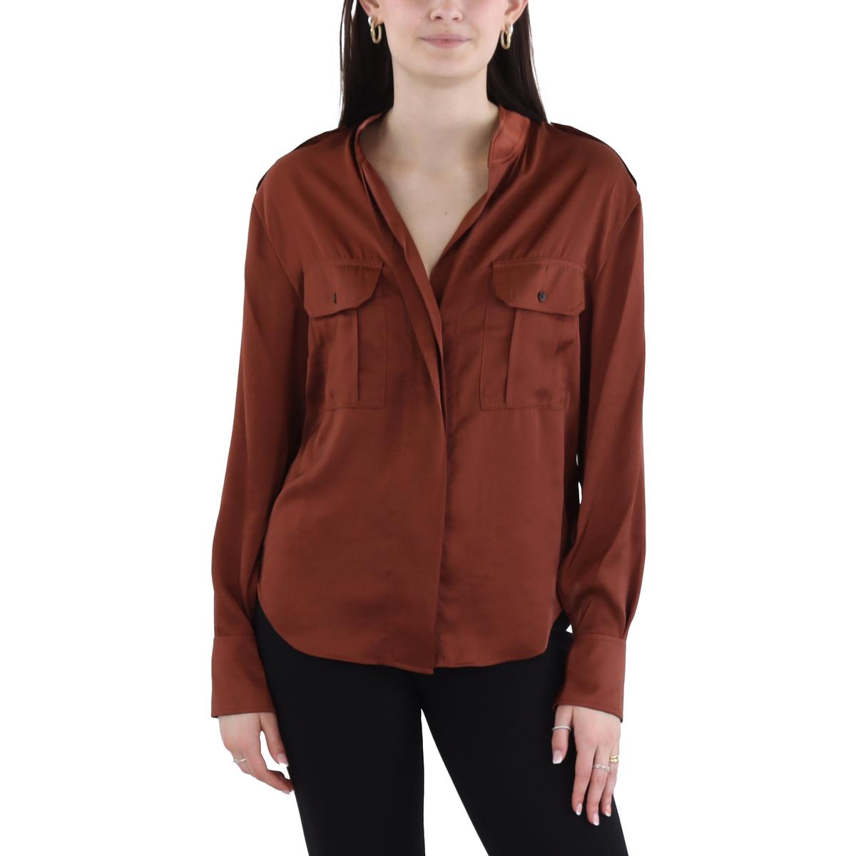 Pocket Button-Down Top