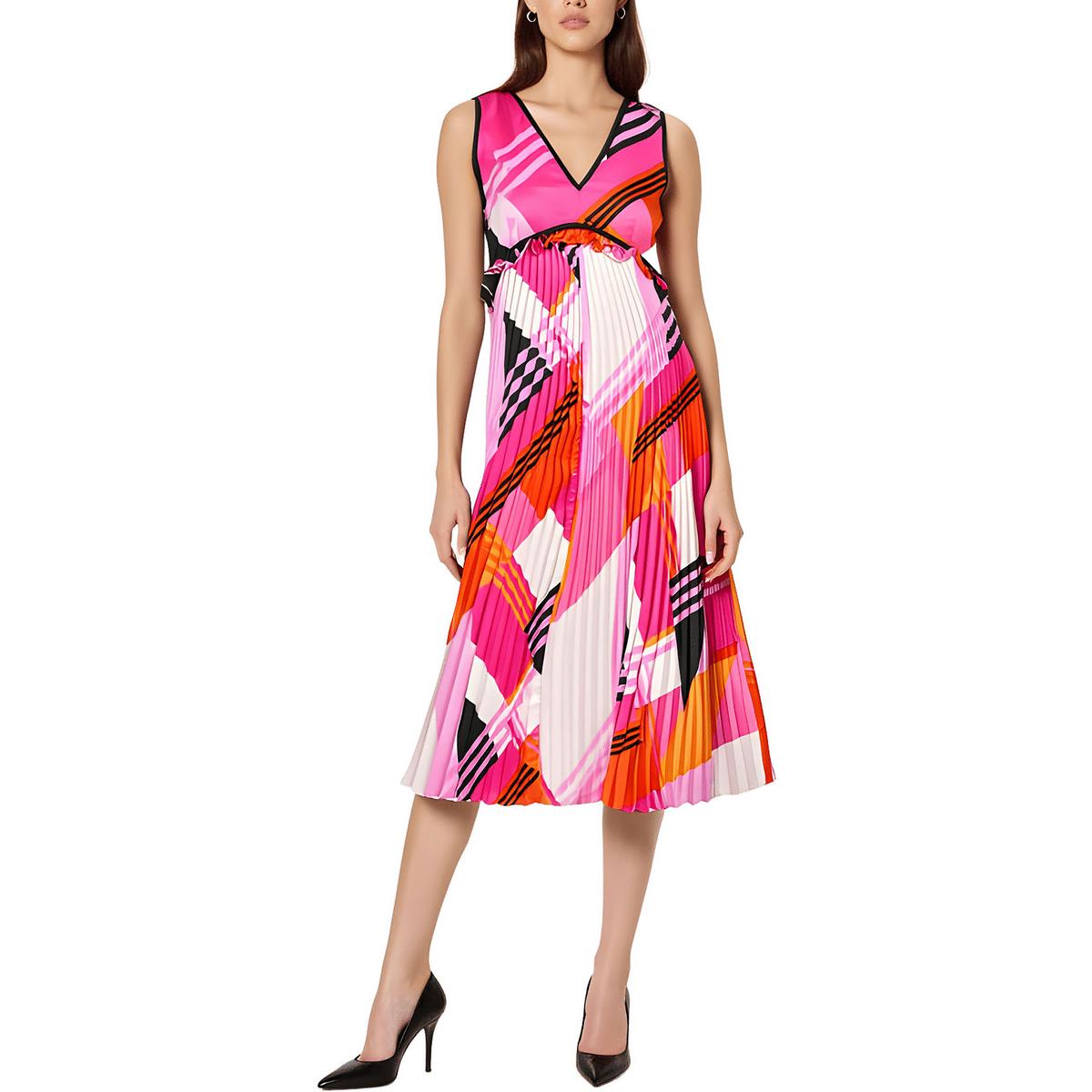 Pleated Midi Dress