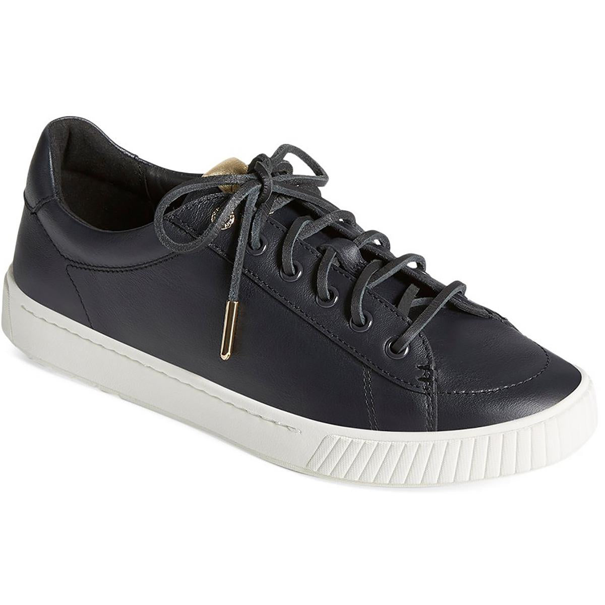 Anchor Leather Lace-Up Casual And Fashion Sneakers