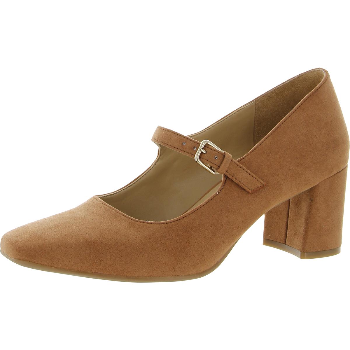 Warner Buckle Square Toe Mary Jane Heels