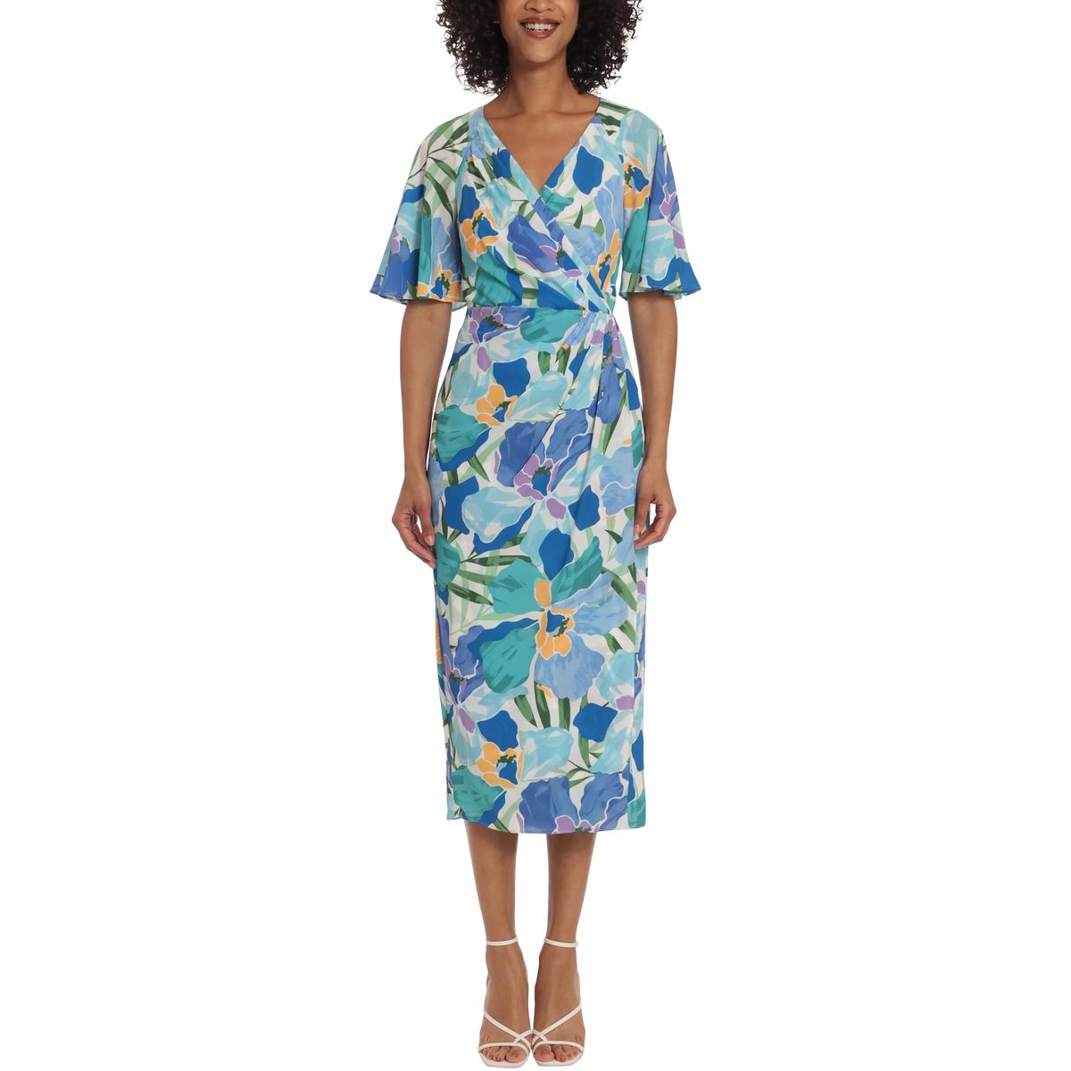 Floral Print Wrap Dress