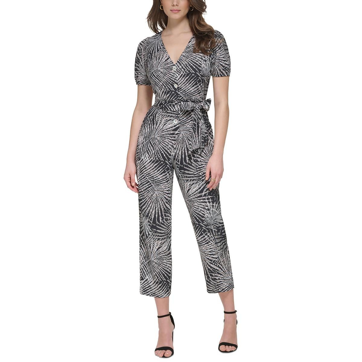 Printed Wide Leg Jumpsuit