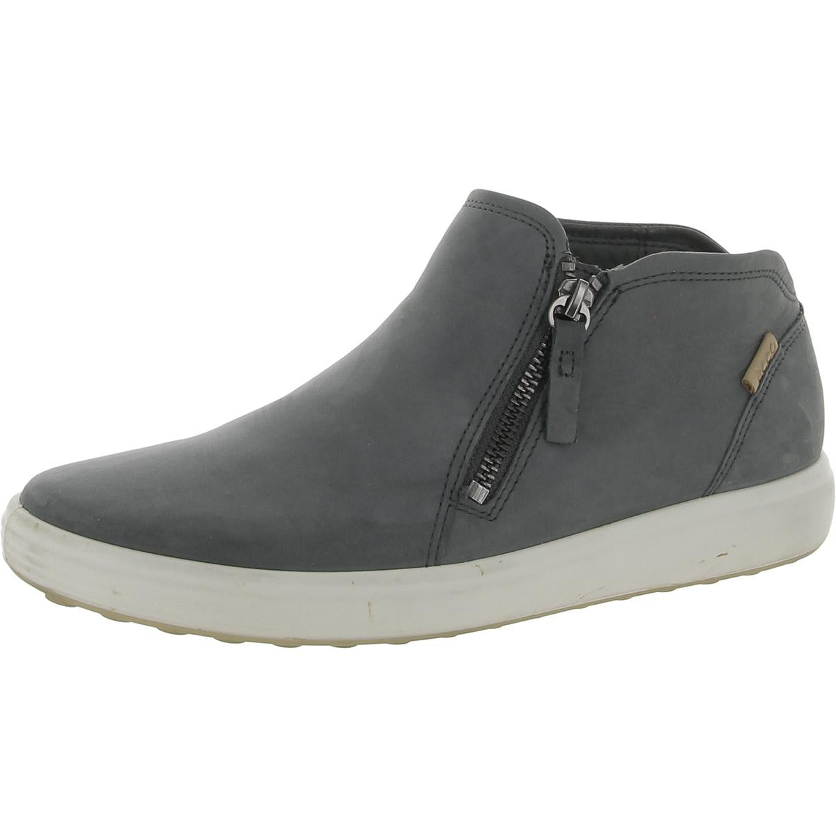Ecco Soft 7 Zipper Mid-Top Casual and Fashion Sneakers